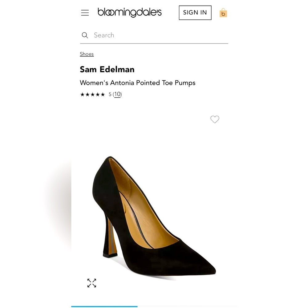 Sam Edelman Antonia black heels
